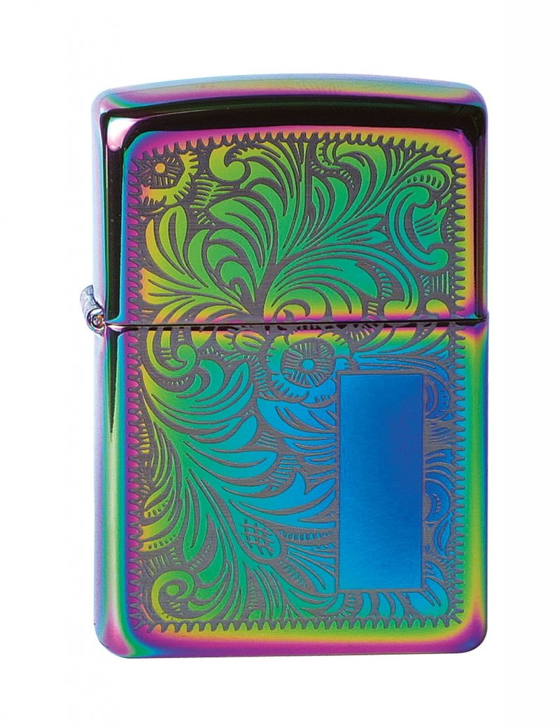 Zippo Feuerzeug 60000816 Venetian Spectrum Benzinfeuerzeug, Messing, 1 x 3,5 x 5,5 cm, Spectrum