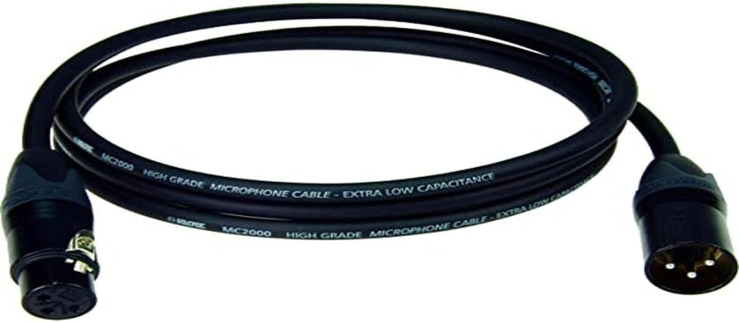 Klotz M-2 Mikrofonkabel 1m schwarz