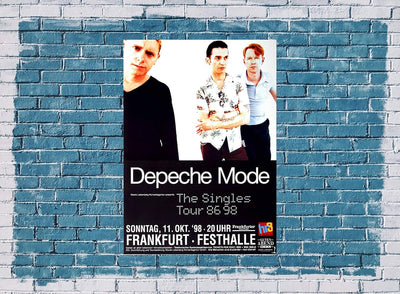 Depeche Mode - The Singles, Frankfurt 1998 » Konzertplakat/Premium Poster | Live Konzert Veranstaltu