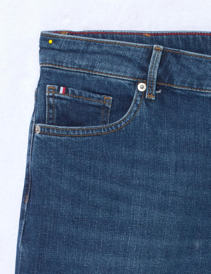 Wrangler Texas Stretch W121XU13M Herren Jeanshosen/Lang, Karotte (Tapered) 29W / 32L Midnight Shadow