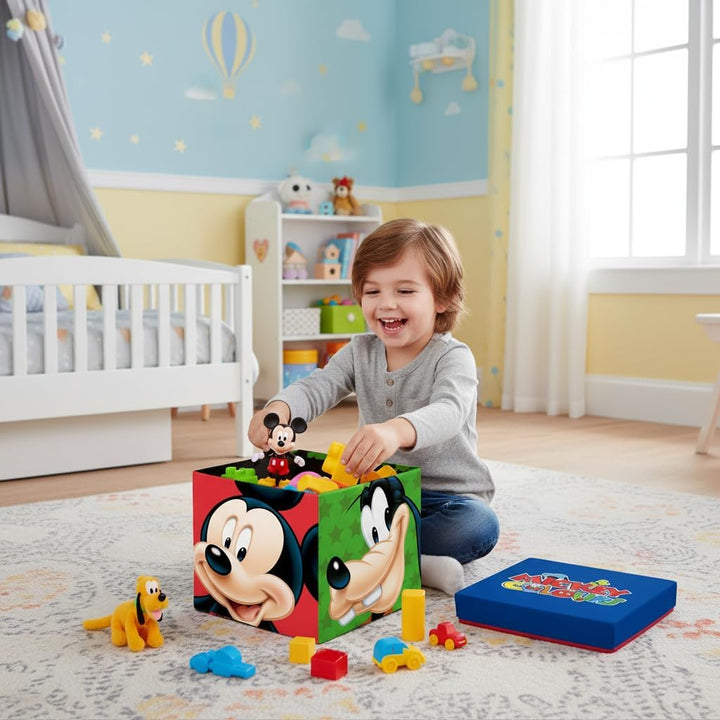 Superdiver - Faltbarer Korb von Mickey Maus, Donald, Pluto und Goofy - Offizielle Disney-Lizenz - Id