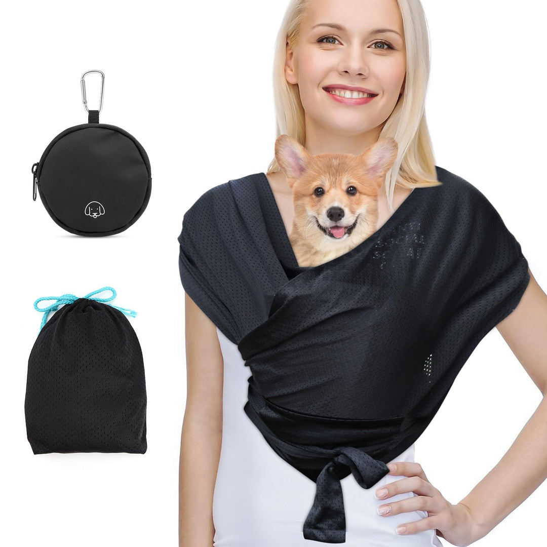 Hundetragetasche,Freisprech Hundetasche,Vordere Hundetasche für Kleine Hunde,Katzentasche,Doppeltes