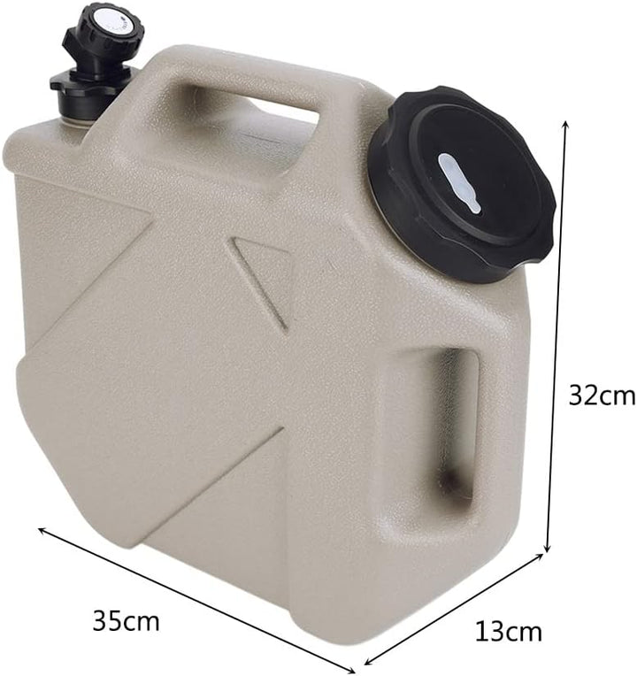 RUYI Wasserkanister mit Hahn und Schraubdeckel, Camping Wasserkanister BPA-frei Trinkwasserkanister,
