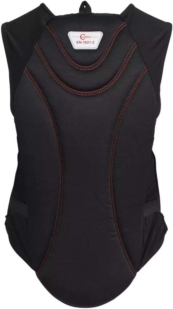Kerbl Kinder Rückenschutz-Weste Protectosoft, Reitweste Schwarz M Schwarz, M Schwarz