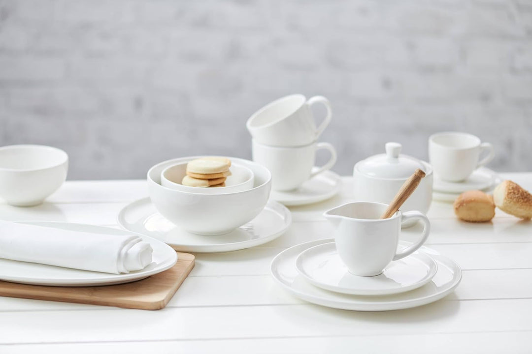 Ritzenhoff & Breker Skagen Teeservice 13-teilig | Klassisches Tafelgeschirr | Abgerundete Formen | P