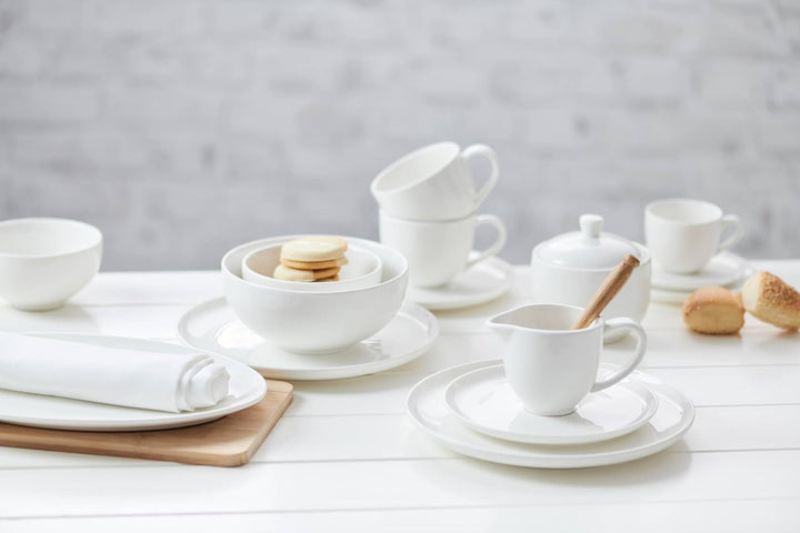 Ritzenhoff & Breker Skagen Teeservice 13-teilig | Klassisches Tafelgeschirr | Abgerundete Formen | P