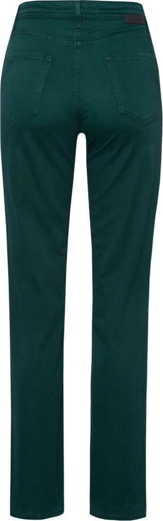 BRAX Damen Style Carola Five-Pocket Wertigem Baumwollsatin Hose 36W / 34L Dark Malachite, 36W / 34L