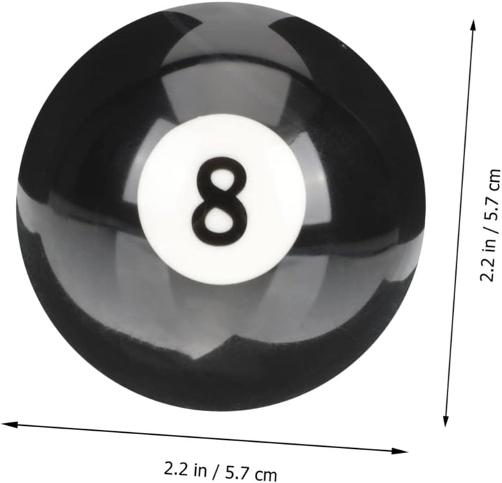 Toddmomy 4 Stück Billard Schwarz Acht-Kugel-Stossstange Billardtisch Billardtisch-Zubehör Snooker-Ku