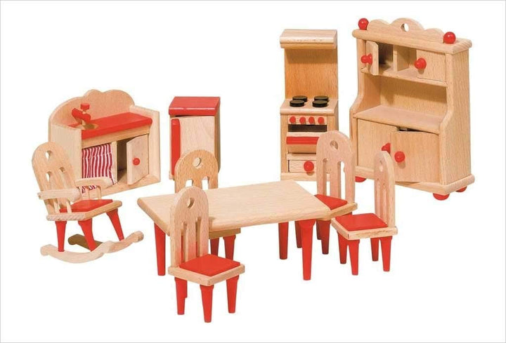 Goki 51951 - Küche, 11-teilig, Puppenhausmöbel