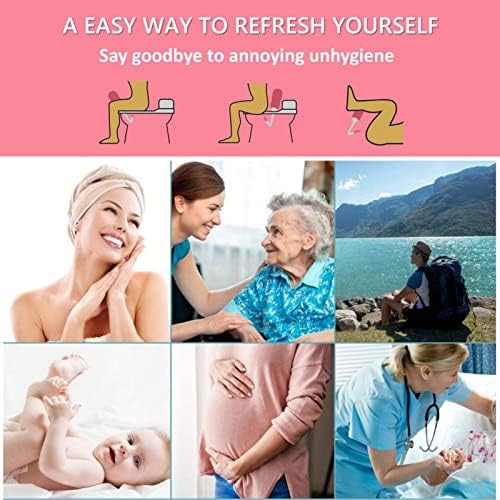 Tragbares Toiletten-Bidet, Praktische Hinterndusche für Toilette, 650 ml Kapazität, Bequemes Hand-Bi