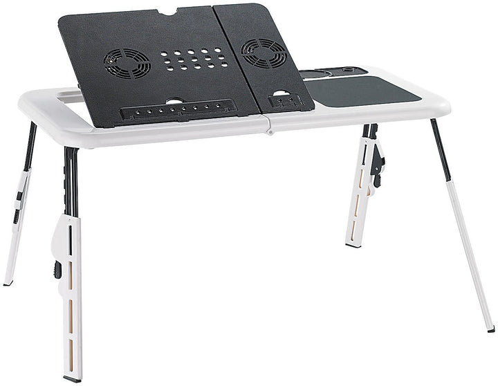 Notebook Tisch: Notebooktisch mit 2 USB-Lüftern, klappbar (Laptoptisch klappbar, Mobiler Laptoptisch