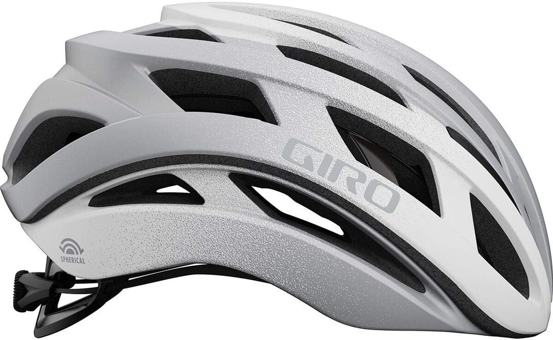 Giro Herren Helios Spherical Helm M Mattweiss / Silber Fade, M Mattweiss / Silber Fade