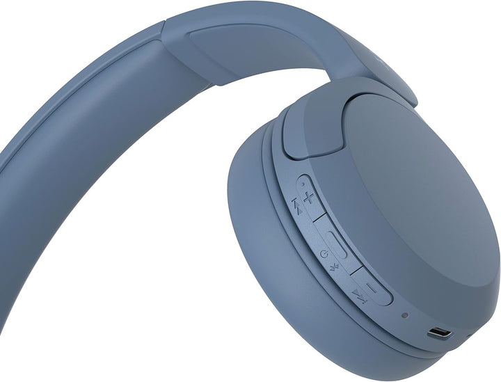 Sony WH-CH520 Kabellose Bluetooth-Kopfhörer - bis zu 50 Stunden Akkulaufzeit mit Schnellladefunktion