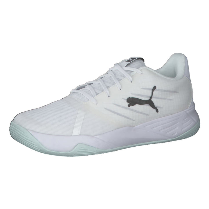 PUMA Herren Accelerate Pro Ii W+ Hallenturnschuh 42.5 EU Puma White Puma Black Nitro Blue Arctic Ice