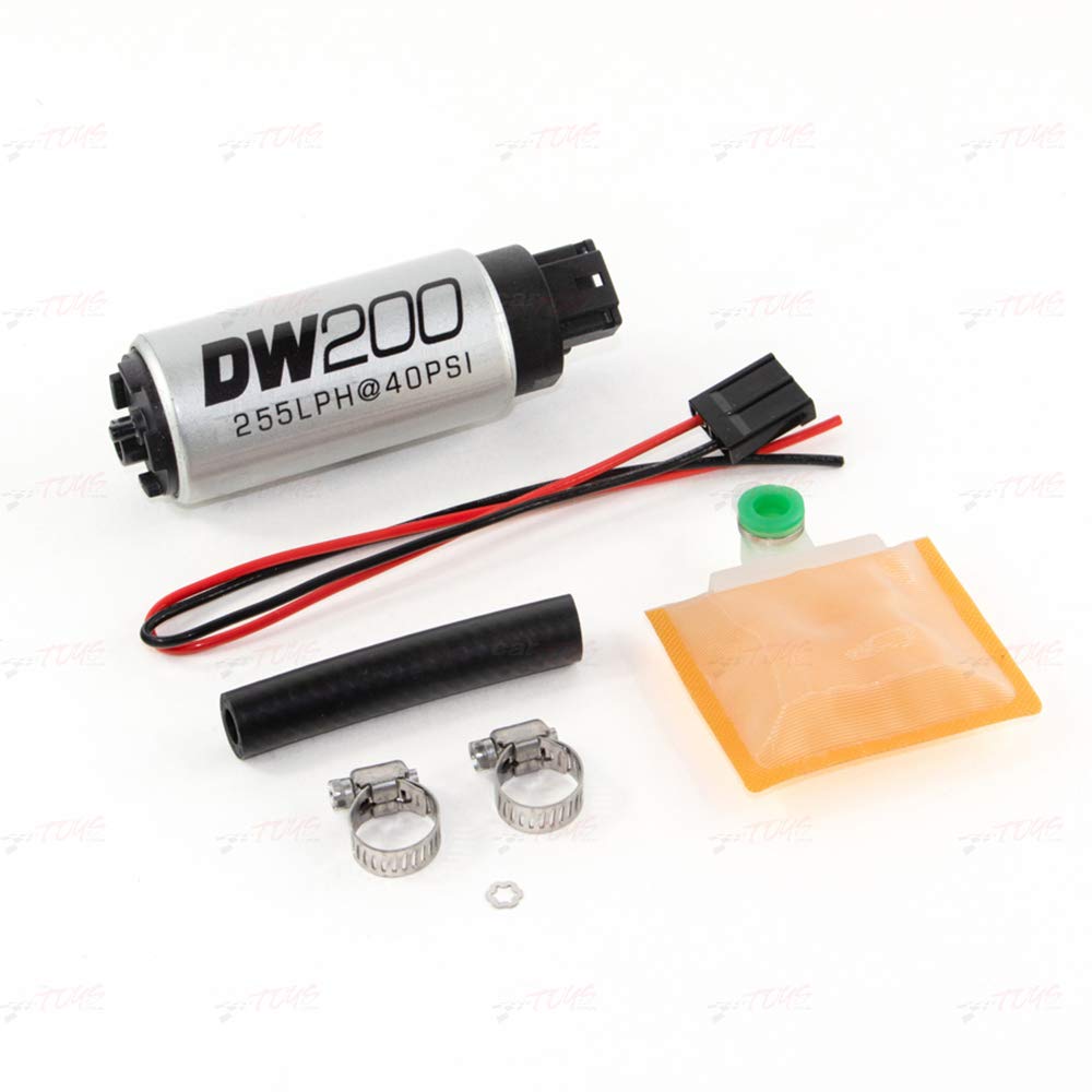 DeatschWerks (9-201-1000) Kraftstoffpumpe 255 LPH mit Einbauset