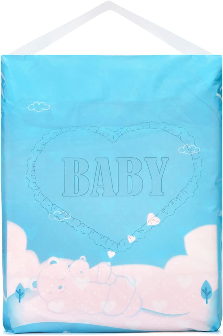 LittleForBig 5500-5800 ml Erwachsenen Gedruckten Windeln 2 Stück - Blushing Baby (L) Rosa L, Rosa L
