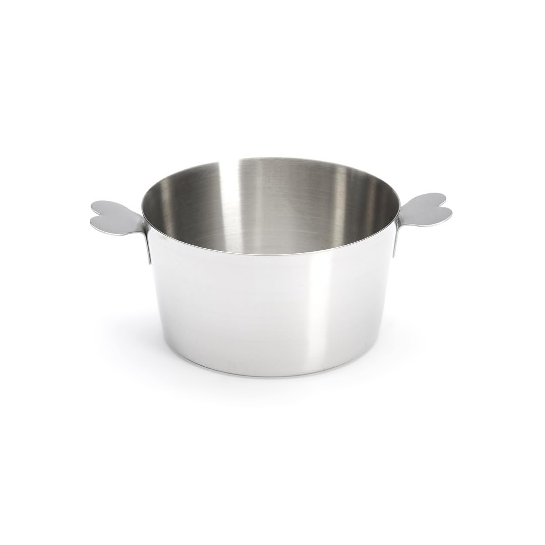DE BUYER Charlotten-Form ohne Deckel, Edelstahl, grau, 17.6 x 15 x 9.2 cm, 17.6 x 15 x 9.2 cm