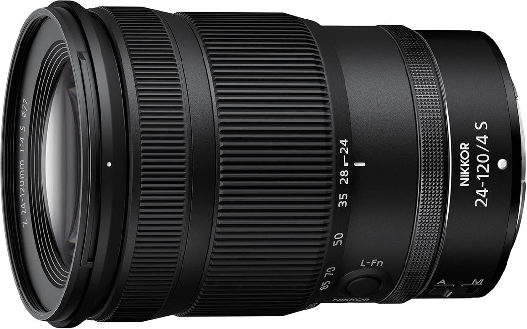 Nikon NIKKOR Z, 24–120 mm f/4 S, Premium-All-in-One-Zoomobjektiv mit konstanter Blende für spiegello