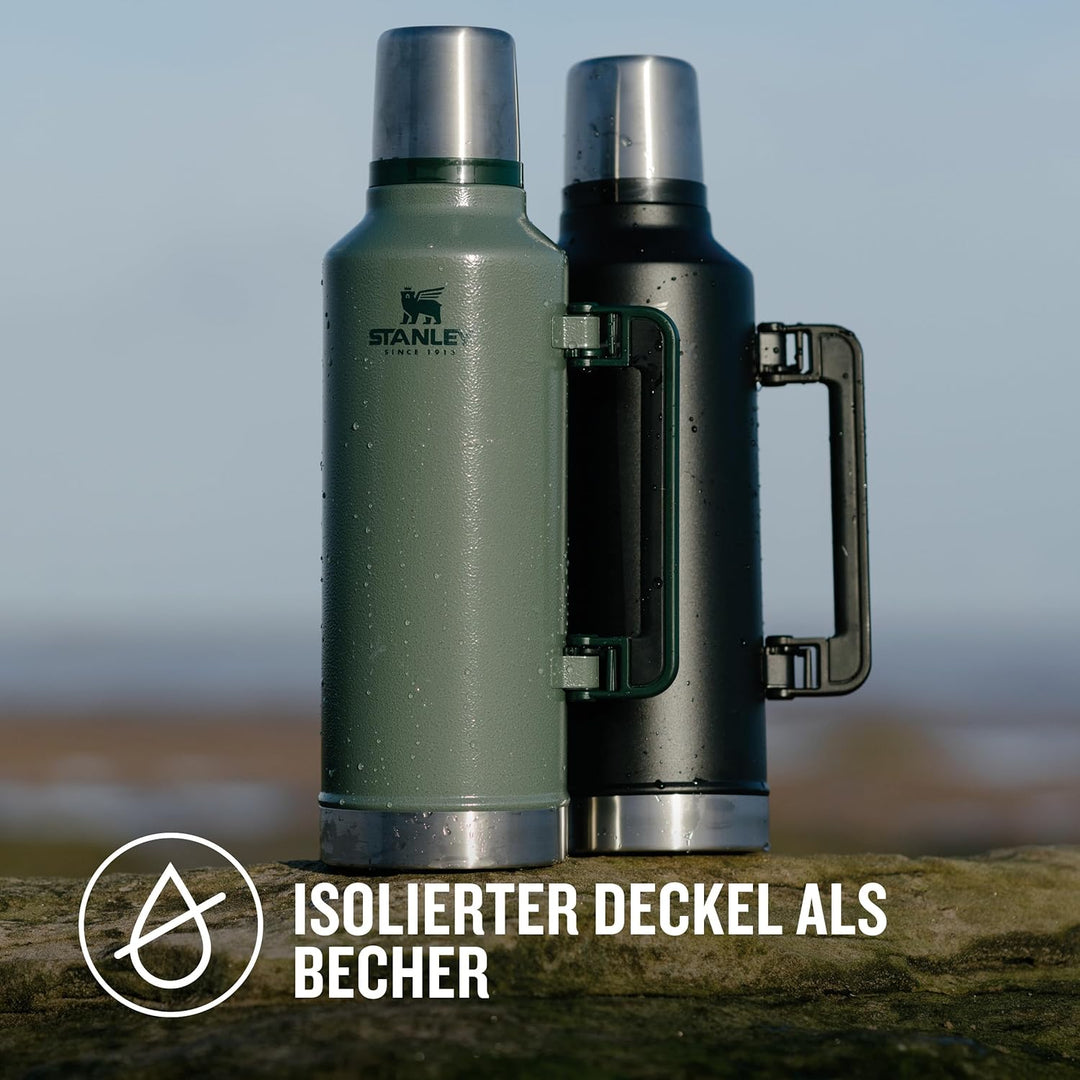 Stanley 1913 Classic Legendary Thermosflasche 1.9L - Thermos Hält 45 Stunden Heiss oder Kalt - Edels