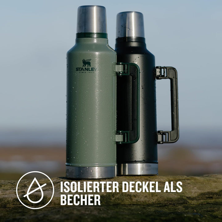 Stanley 1913 Classic Legendary Thermosflasche 1.9L - Thermos Hält 45 Stunden Heiss oder Kalt - Edels