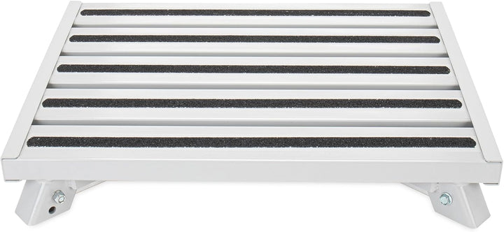 Camco 43677 Alu-Hocker mit ausklappbaren Füssen Feste Stufe, Feste Stufe