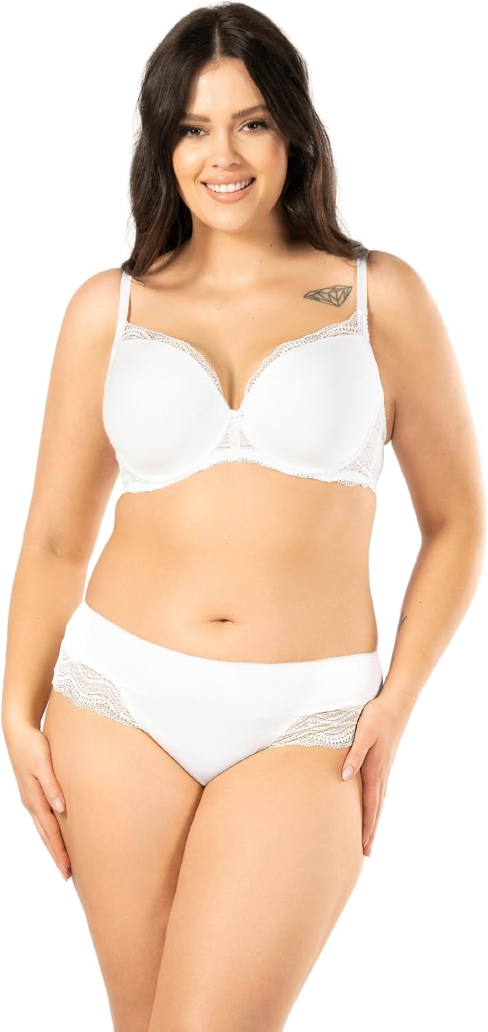 Nipplex Pepite Push-up-BH für Damen – Glatter, Gepolsterter BH mit Spitze – Dekolleté-Enhancer-BH –