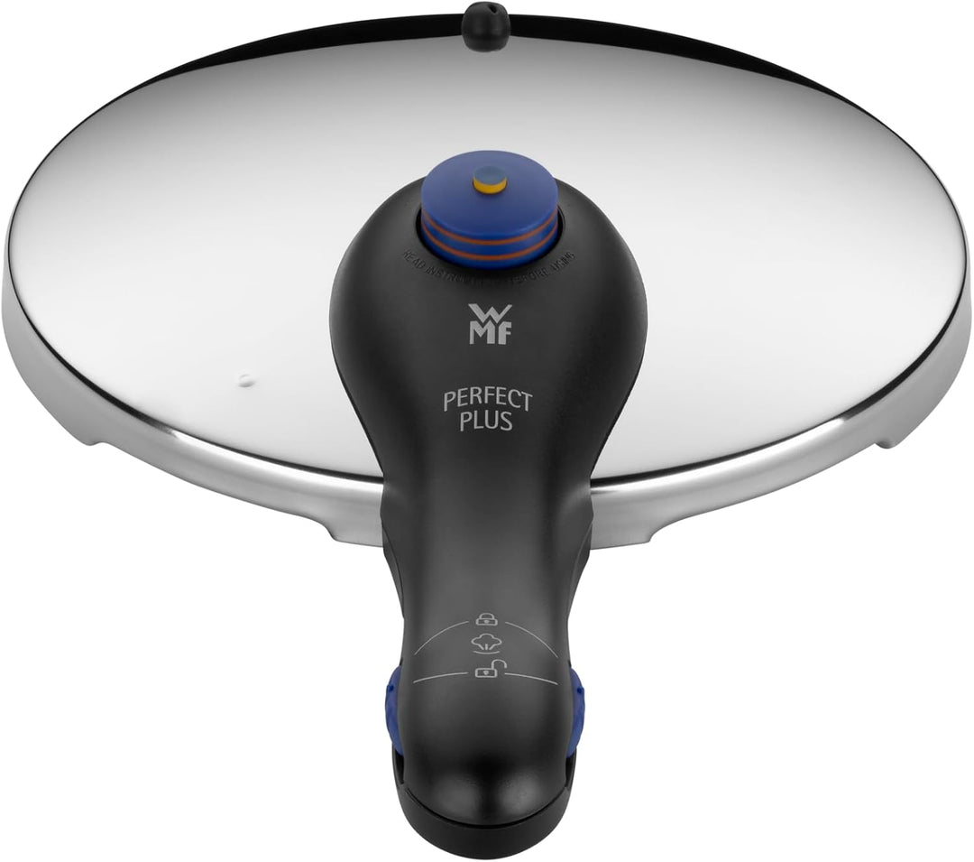 WMF Perfect Plus Ersatzdeckel für Schnellkochtopf, Dampfkochtopf 3l, 4,5l, 6,5l 8,5l, Cromargan Edel