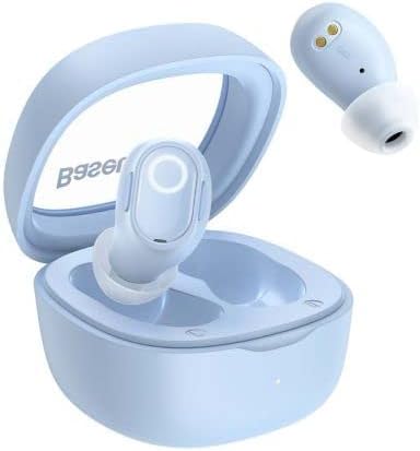 Baseus Earphone Bluetooth Bowie WM02 TWS, BT 5.3, Rapid Charge Technology, 60ms Latency Blue (NGTW18