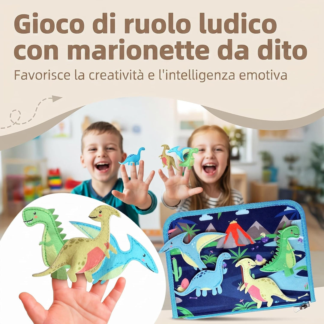 Mallie® Busy Board Montessori Blu, Blu