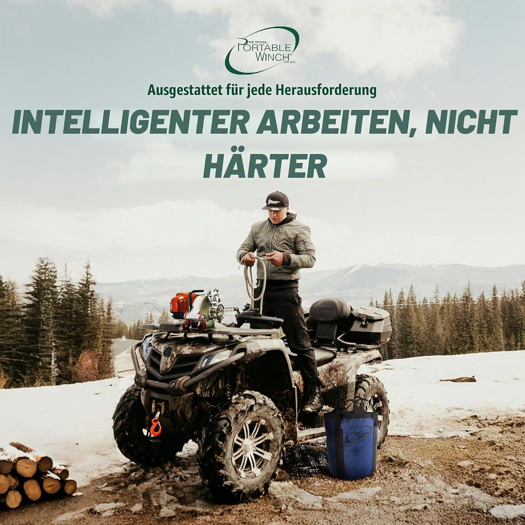 Porta Winch Zughaube für Baumstämme bis