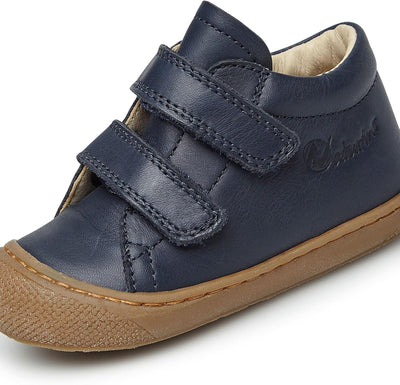 Naturino Cocoon VL-Lauflernschuhe aus Nappaleder-Anthrazit 17 EU Marineblau, 17 EU Marineblau