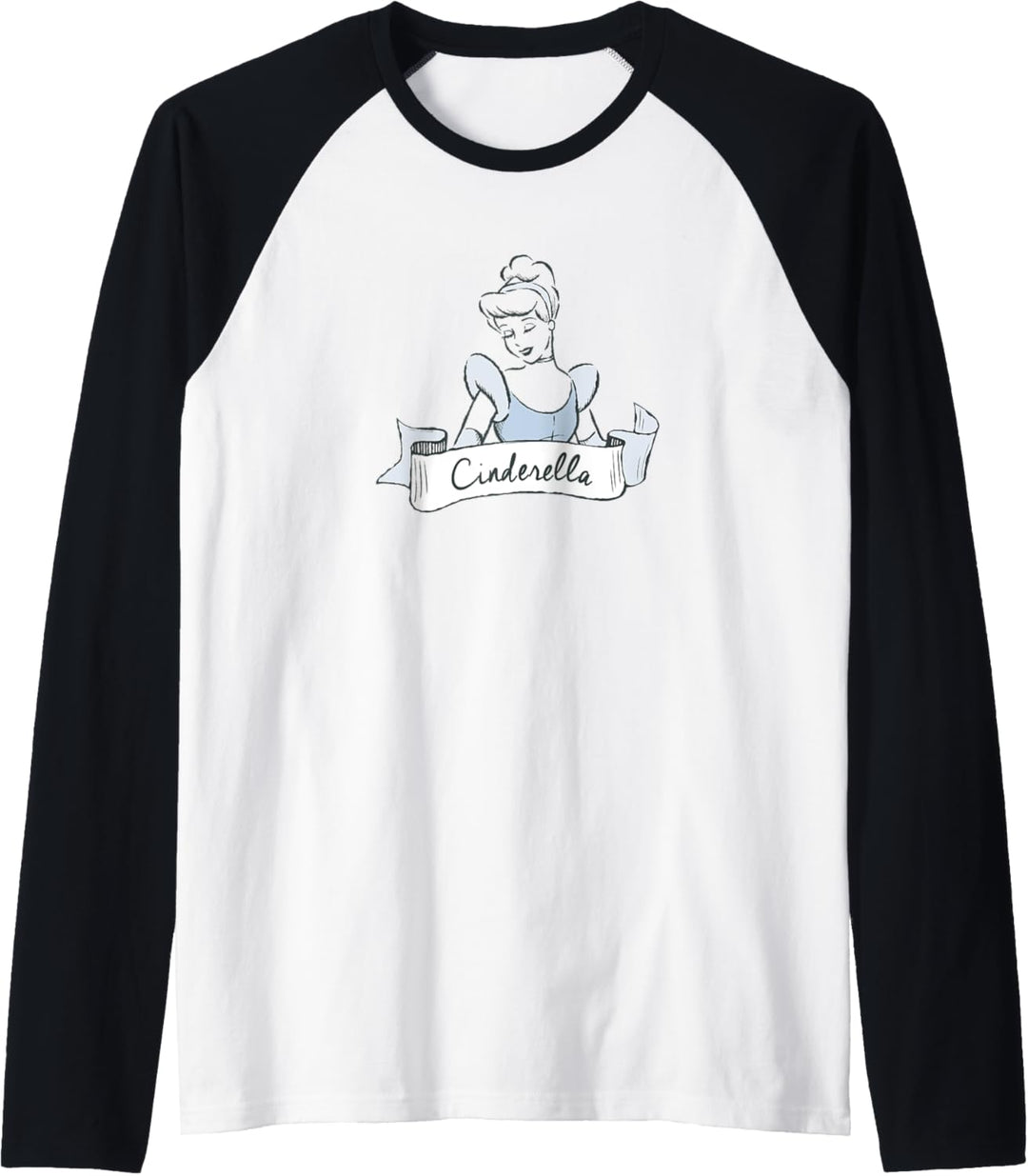 Disney Cinderella Sketch Portrait Raglan