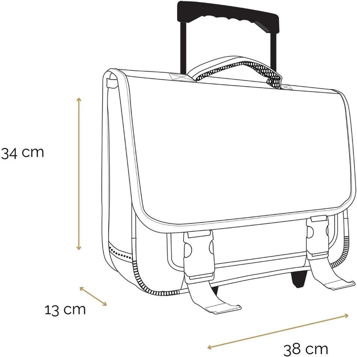 Bagtrotter Schulranzen mit Rollen 38 cm Disney Star Wars Blau