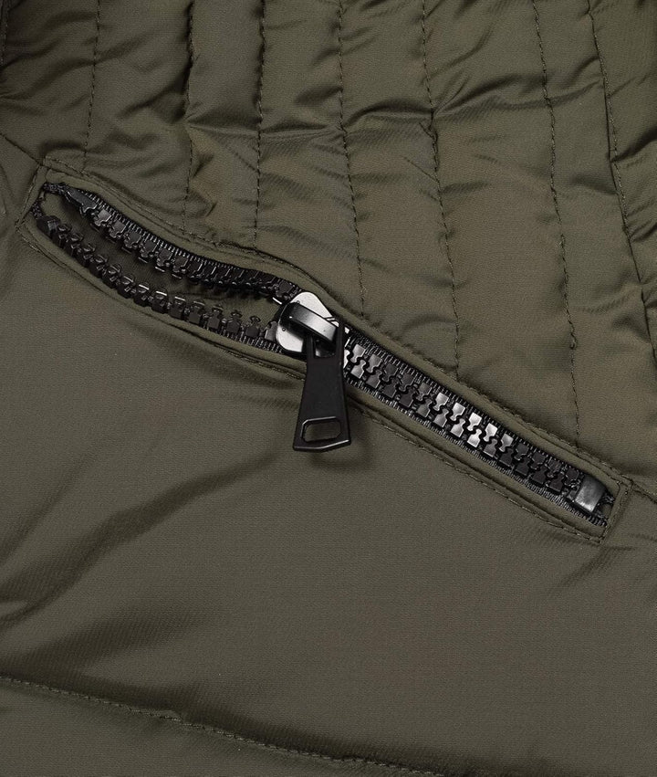 Rock Creek Damen Winter Jacke Mantel Kunstfellkragen D-434 S Dunkelgrün, S Dunkelgrün