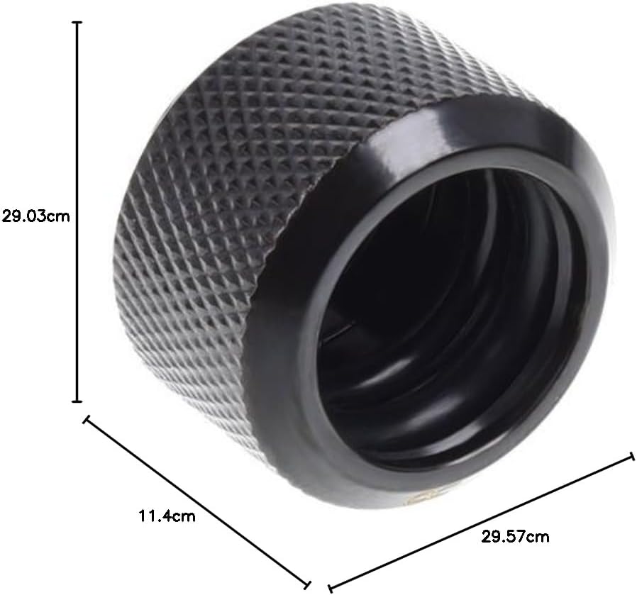 Alphacool 8748643 schwarz Zubehör von Material Kühlung – Zubehör von Material Kühlung (18 mm, 2,1 cm