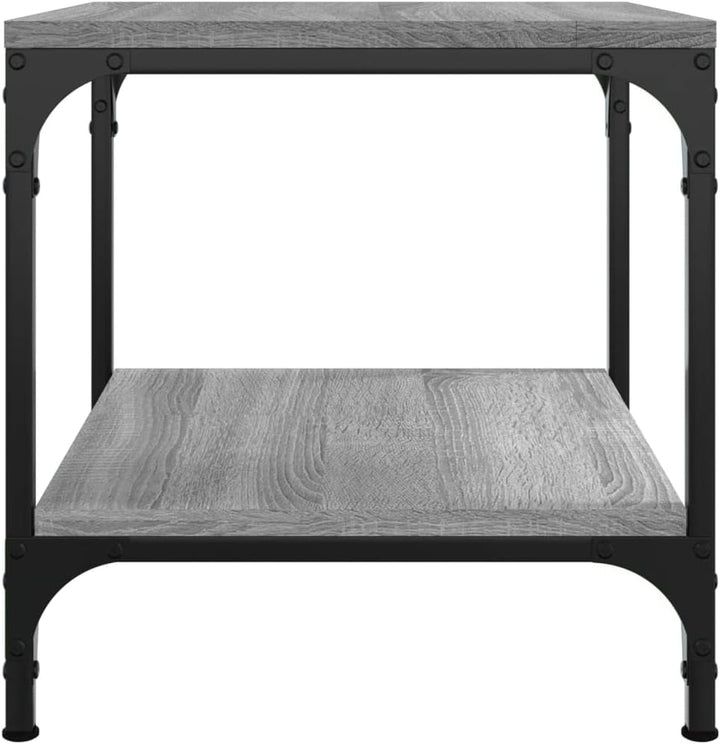 vidaXL Couchtisch Grau Sonoma 50x50x40 cm Holzwerkstoff