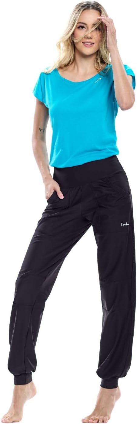 Winshape Damen Ultra leichtes Modal-Kurzarmshirt mit abgerundetem Saum MCT013 M Sky-blue, M Sky-blue