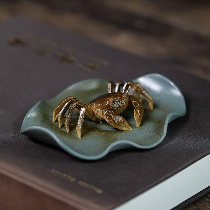 Tea Pet Color Changing Crab Change Color Cute Tea Pet Can Change Color Zisha Kungfu Tea Table Tearoo