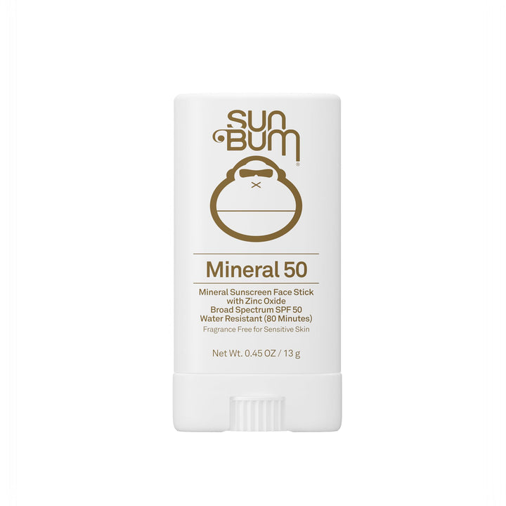 Sun Bum Mineral LSF 50 Sunscreen Face Stick | Vegan und Hawaii 104 Reef Act konform (Octinoxat- und