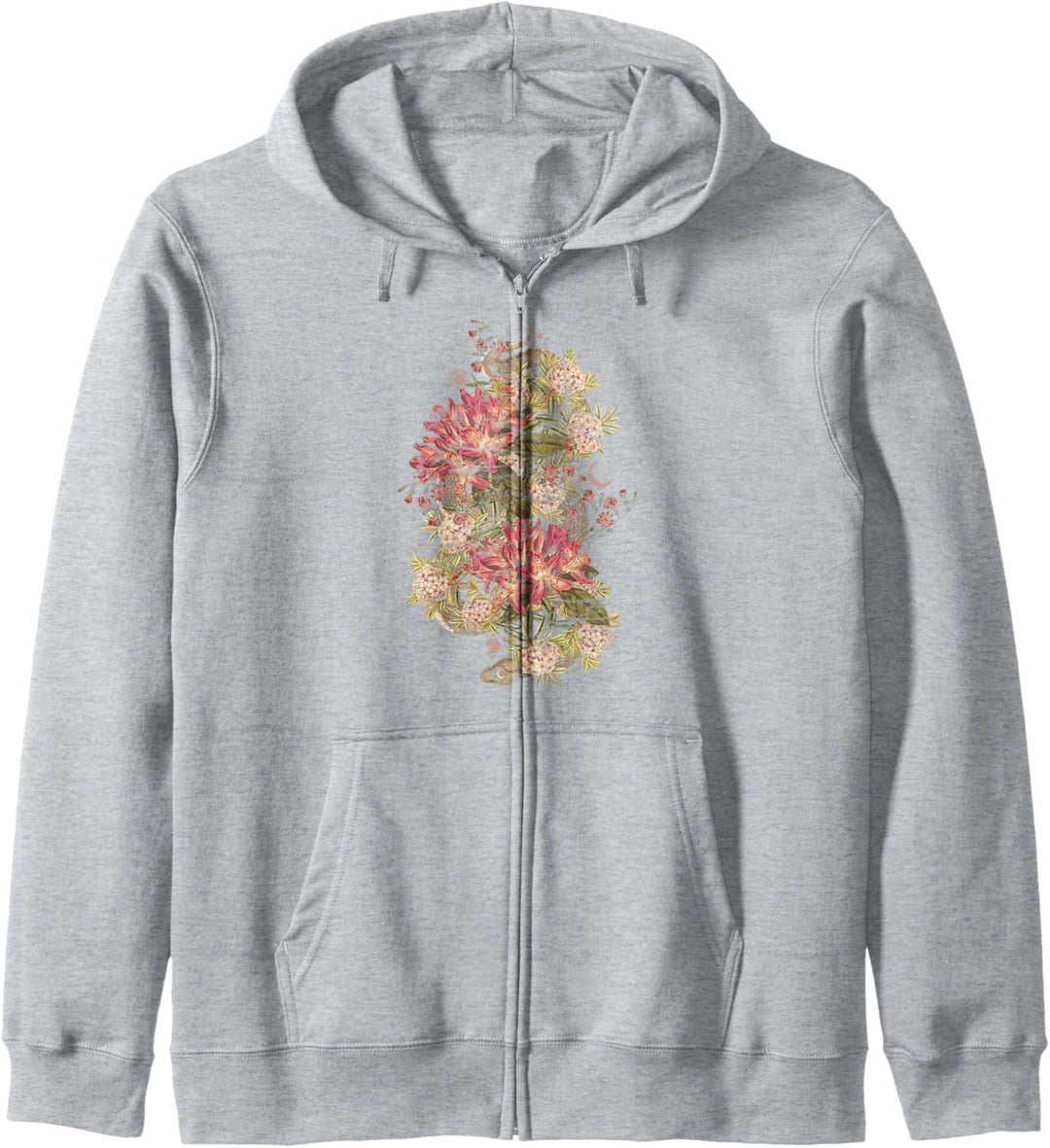 Trendy Celestial Floral Snake Kapuzenjacke