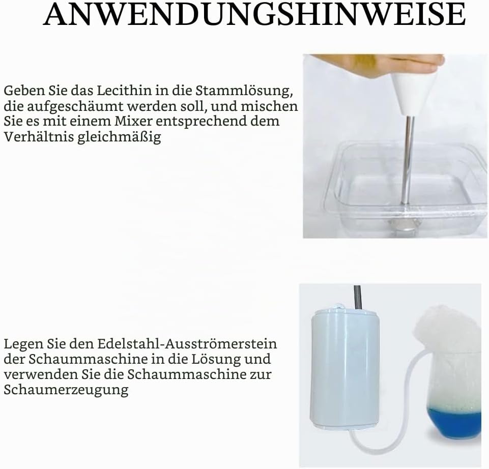 DUEBEL Molekularer Gastronomie-Schaumstoffgenerator, Schaumgenerator-Kit, Kreatives