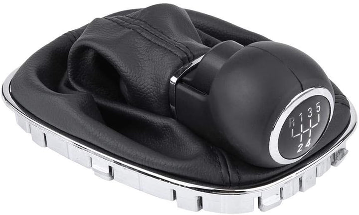 EVGATSAUTO 5 Gang Schaltknauf Gaiter Boot Cover Kit Passend für Corsa D Shifter Boot Cover Ersatz 00