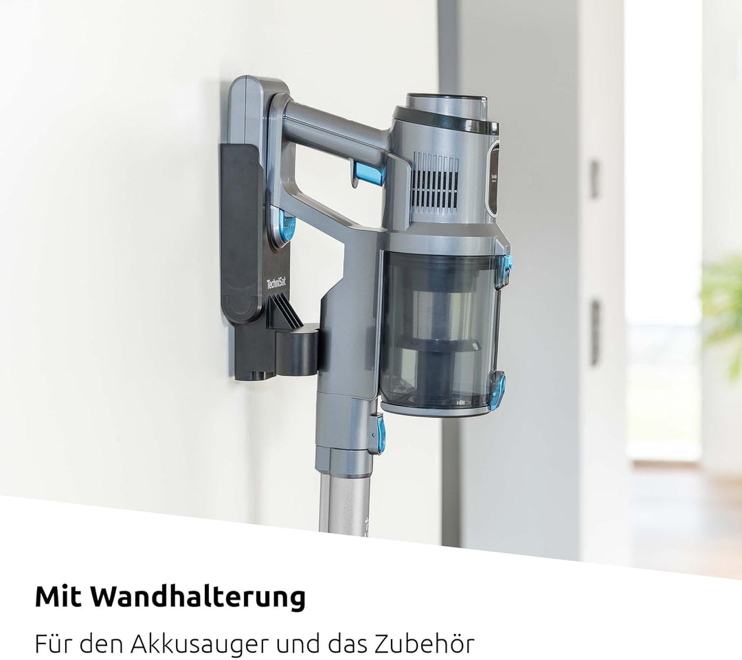 TechniSat VIOLA VC6 – kabelloser Staubsauger (Akku, bis zu 60 min, Saugleistung 25000Pa, Bürstenlose