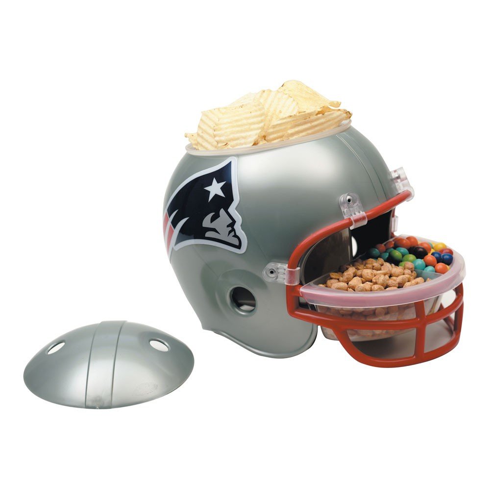 Wincraft NFL Helm mit Schalen für Knabbereien und Snacks Silber, Silber