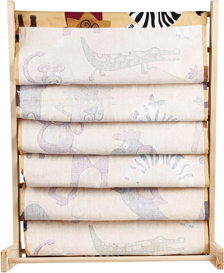 Bücherregal für Kinder, Bücherregal mit 7 Ebenen, Schulbedarf für Kinderzimmer, Kindertagesstätte, K