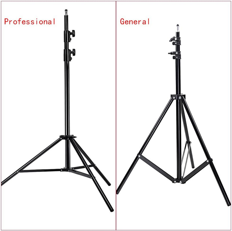 NEEWER PRO 9fuss/260cm Federbelastete Heavy Duty Fotografie Foto Studio Licht Ständer mit 1/4" Schra