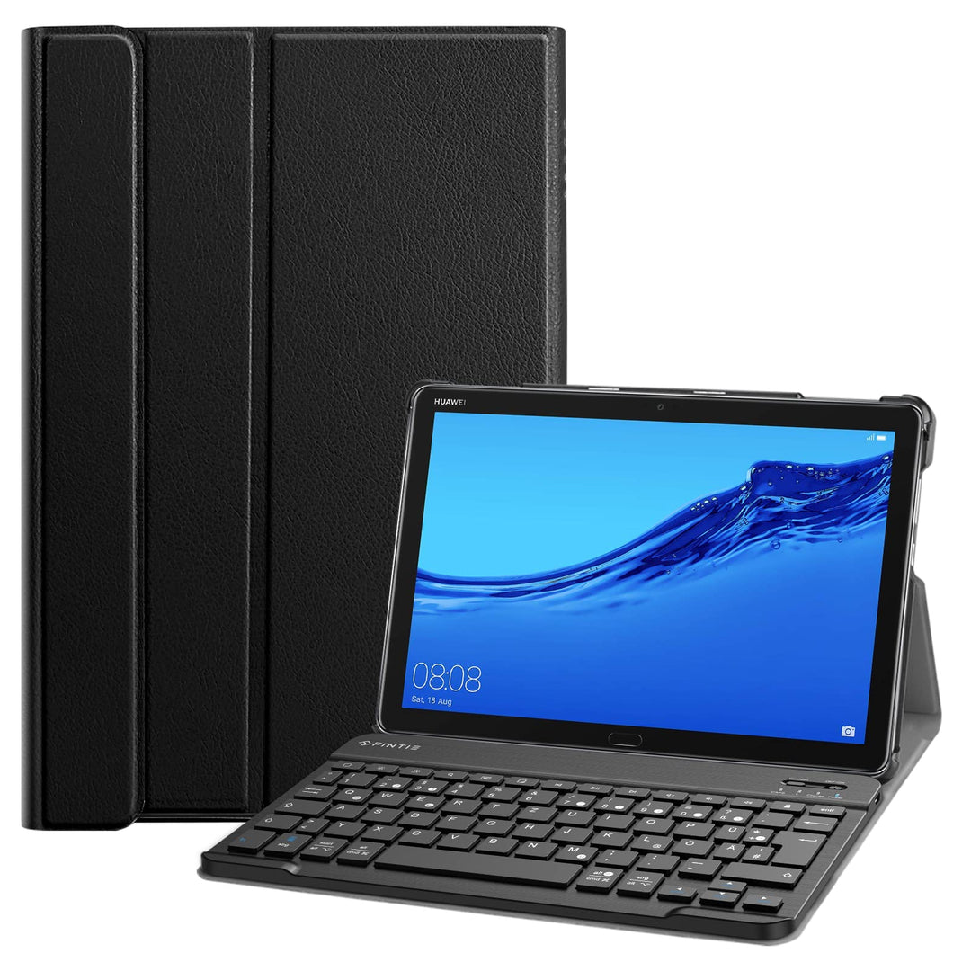 Fintie Tastatur Hülle für Huawei MediaPad M5 Lite 10.1 Zoll - Ultradünn leicht Schutzhülle Keyboard