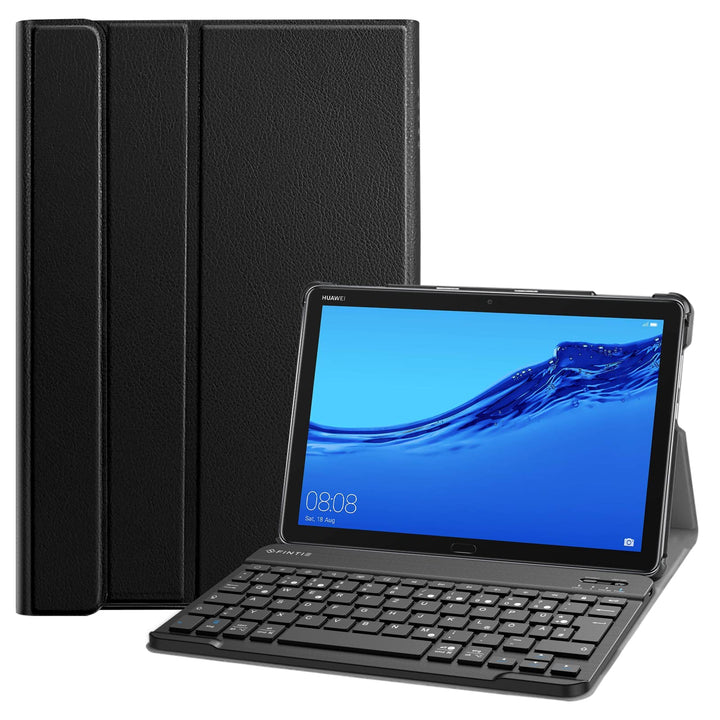 Fintie Tastatur Hülle für Huawei MediaPad M5 Lite 10.1 Zoll - Ultradünn leicht Schutzhülle Keyboard