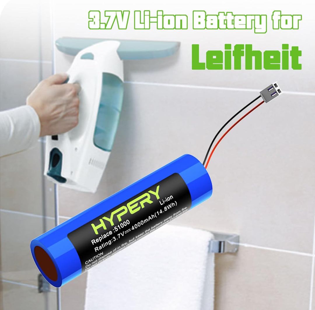 3,7 V 4000 mAh Li-ion Ersatz Akku mit höherer Sicherheit und längerer Laufzeit – kompatibel mit Leif