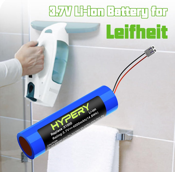 3,7 V 4000 mAh Li-ion Ersatz Akku mit höherer Sicherheit und längerer Laufzeit – kompatibel mit Leif